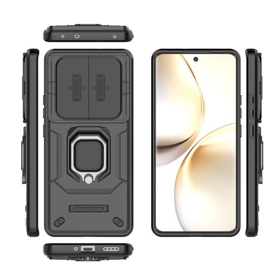 Obal na mobil pre Realme 14 Pro 5G, CamShield Slide, čierne