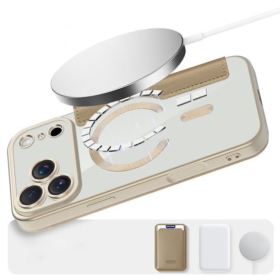 Flipové puzdro RFID Wallet MagSafe s ochranou fotoaparátu pre iPhone 17 Pro Max