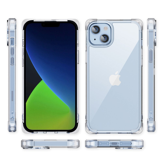 Puzdro pre iPhone 13, ERBORD CornerShield, priehľadné