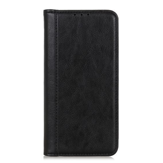 Flipové puzdro pre OnePlus 13, Split Leather, čierne