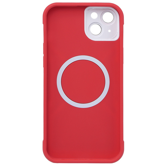 Puzdro pre iPhone 15, ERBORD Armor Mag, červené