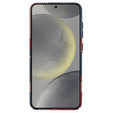 Puzdro pre Samsung Galaxy S25+ Plus, Carbon Fiber MagSafe, červená / zelená