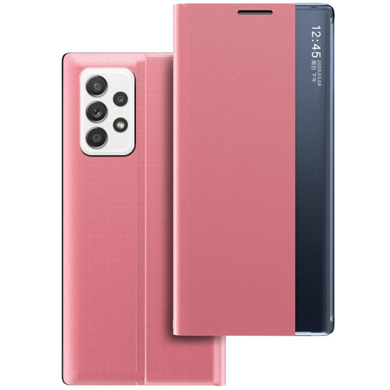 Flipové puzdro pre Samsung Galaxy A32 5G, Side View, ružové