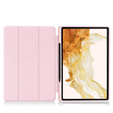 Puzdro pre Samsung Galaxy Tab S10+ Plus, Smartcase s priestorom pre stylus, ružové