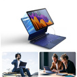 Puzdro s klávesnicou pre Samsung Galaxy Tab S10 Lite / S10 FE / S9 FE / S9, Dexnor Magnetic Keyboard Touchpad, modré