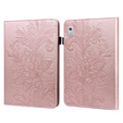 Puzdro s chlopňou pre Lenovo Tab M9, flower, ružové rose gold