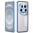 Puzdro pre Xiaomi 14 Ultra, Magnetic Dual Glass, modré