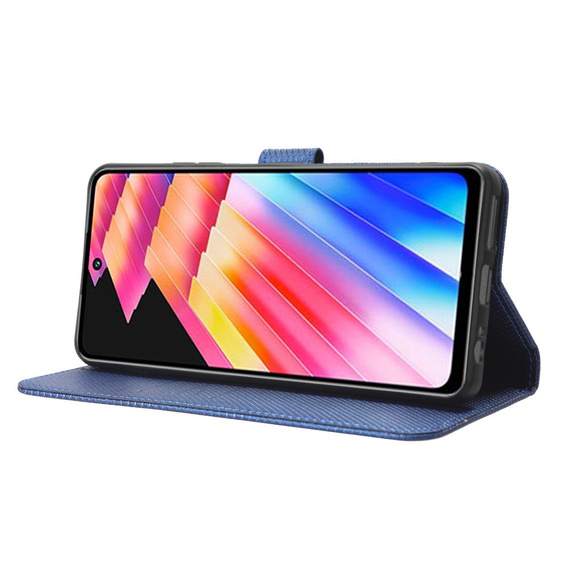 Klapkové puzdro pre Infinix Hot 30, Wallet Smart Magnet, modré