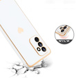 Puzdro pre Samsung Galaxy S24, Electro heart, biele + Full Glue Ceramic Glass