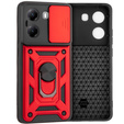 Obal na mobil pre Xiaomi Poco X7 Pro 5G, CamShield Slide, červené