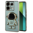 Puzdro pre Xiaomi Redmi Note 13 Pro 5G, Astronaut, zelený + tvrdené sklo 9H