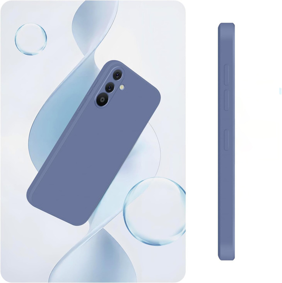 Obal na mobil pre Samsung Galaxy A36 5G, Silicone Lite, tmavomodré