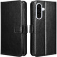 Klapkové puzdro pre Samsung Galaxy A56, Crazy Horse Wallet, čierne