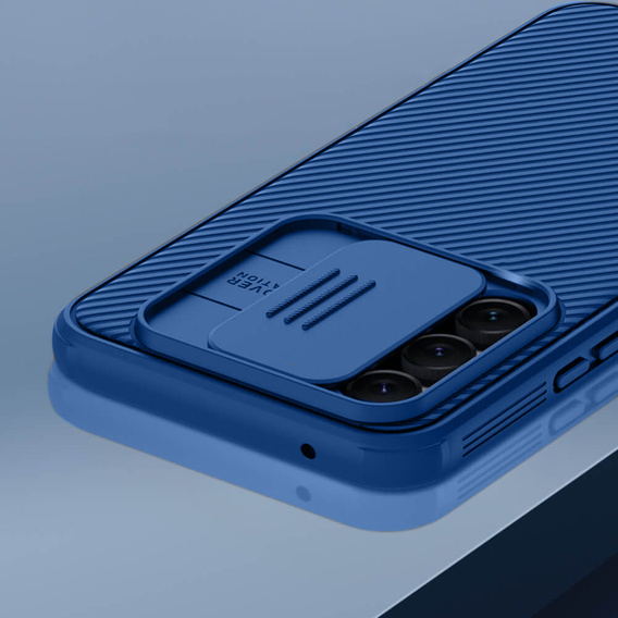Puzdro pre Samsung Galaxy A54 5G, pancierované Nillkin, CamShield Pro, modré