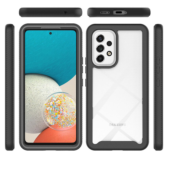 Puzdro pre Samsung Galaxy A53 5G, Shockproof, s fóliou, modré