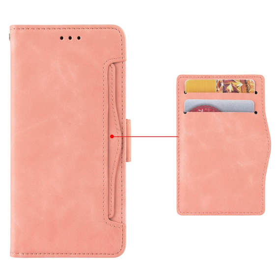 Klapkové puzdro pre Samsung Galaxy A25 5G, Card Slot, ružové