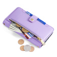 Klapkové puzdro pre Motorola Edge 40 Neo, Wallet Zipper Pocket, fialové