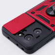 Obal na mobil pre Xiaomi 13T / 13T Pro, CamShield Slide, červené