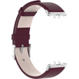 Kožený remienok pre Samsung Galaxy Fit 3, bordový