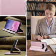 CASEME flipové puzdro pre Samsung Galaxy S10+ Plus, Waxy Textured, ružové