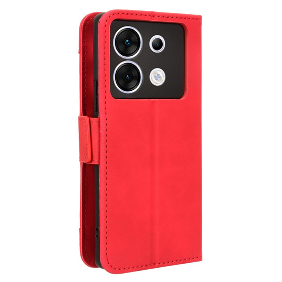 Klapkové puzdro pre Infinix Zero 30 5G, Card Slot, červené