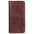 Flipové puzdro pre Motorola Edge 50 Pro, Split Leather, hnedé