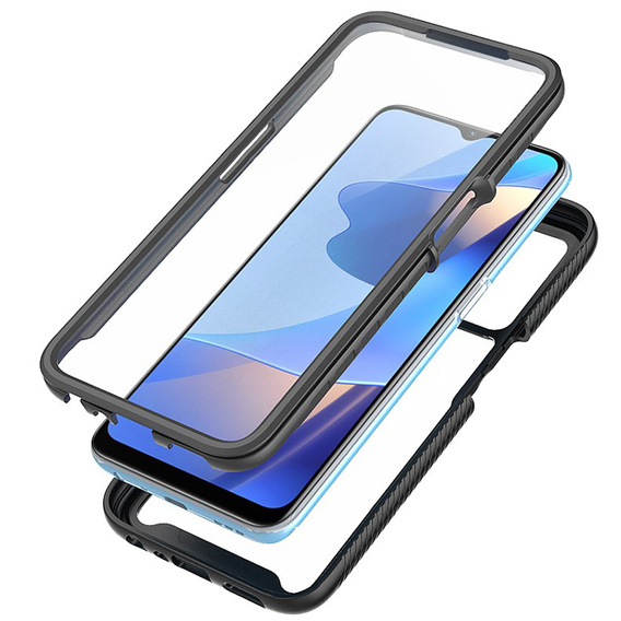Puzdro pre Oppo A16 / A16s / A54s, Shockproof, s fóliou, modré