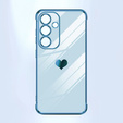 Obal na mobil pre Samsung Galaxy S25 FE, Electro heart, modré