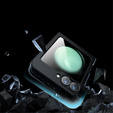 Obal na mobil pre Samsung Galaxy Z Flip7 FE / Z Flip6, Fusion Hybrid, čierne