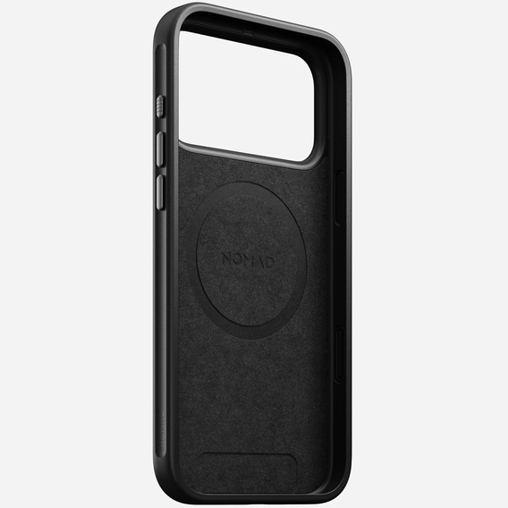 Puzdro Nomad pre iPhone 17 Pro Max, moderné kožené puzdro, čierne
