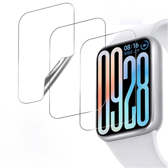 3x ERBORD Hydrogélová fólia pre Xiaomi Smart Band 9 Pro