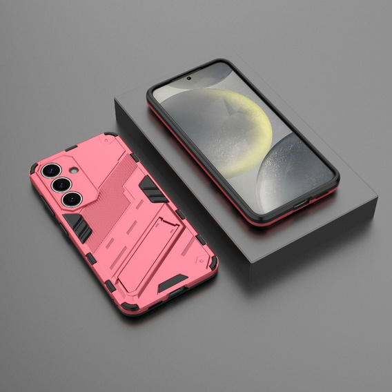 Puzdro pre Samsung Galaxy A56 5G, Military kickstand, ružové