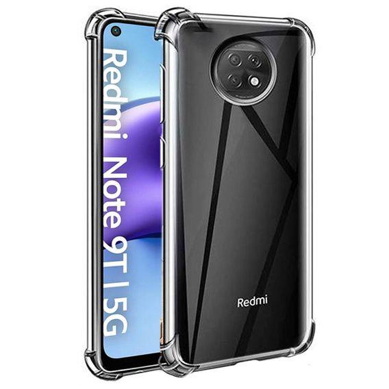 Obal na mobil pre Xiaomi Redmi Note 9T 5G, Dropproof, priehľadné