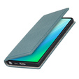 Kožené puzdro pre Samsung Galaxy S23 Plus, ERBORD Grain Leather, modrý
