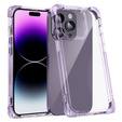 Puzdro pre iPhone 14 Pro Max, ERBORD CornerShield, fialové