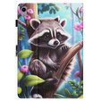 Puzdro pre iPad 10.9" 2022 (10 gen.), s chlopňou, raccoon