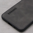 Obal na mobil pre Xiaomi Redmi 12C, ERBORD Business, s držiakom do auta, sivé