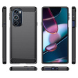 Obal na mobil pre Motorola Edge 30 Pro, Carbon, čierne