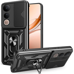 Obal na mobil pre Vivo V50 Lite 4G / 5G, CamShield Slide, čierne