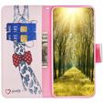 Klapkové puzdro pre Xiaomi 13 Lite, Wallet, giraffe, ružové