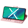 Klapkové puzdro pre Infinix Smart 7 HD 4G, Butterfly, ružové rose gold