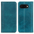 Flipové puzdro pre Google Pixel 9A, Split Leather, zelený