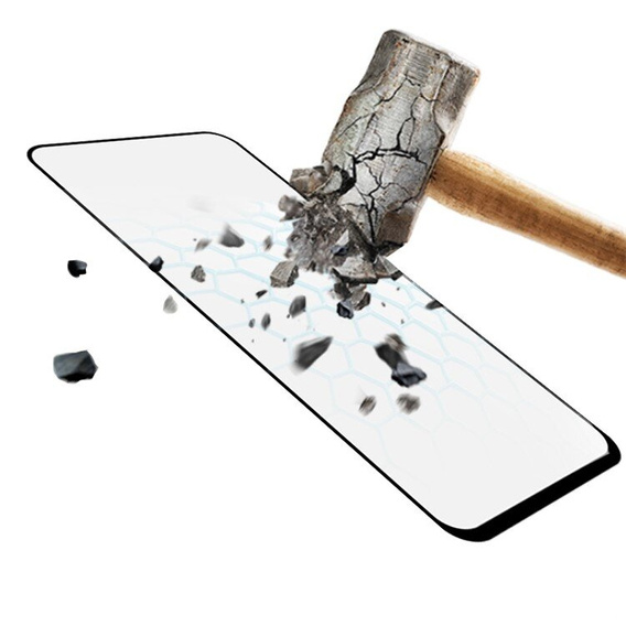 3D tvrdené sklo pre Xiaomi Redmi 13, čierny rám