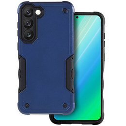 Obrnené puzdro pre Samsung Galaxy S23, Dual-Layer, tmavomodré