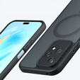 Puzdro pre Honor 200 Lite, Fusion Hybrid, pre MagSafe, čierne