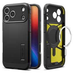 Spigen puzdro pre iPhone 17 Pro Max, Tough Armor T MagSafe, čierne