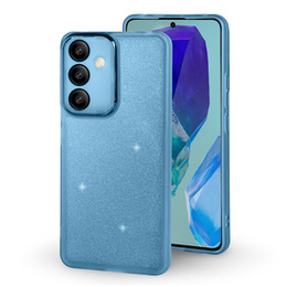 Obal na mobil pre Samsung Galaxy M55 5G, Glittery Powder, modré