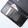 Klapkové puzdro pre Xiaomi 13T / 13T Pro, Crazy Horse Wallet, čierne