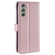 Klapkové puzdro pre Samsung Galaxy M34, Wallet Zipper Pocket, ružové