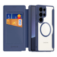 Dux Ducis Obal na mobil pre Samsung Galaxy S25 Ultra, Skin X Pro, MagSafe, tmavomodré